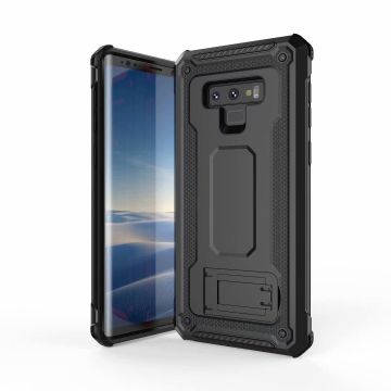 Ntech Samsung Galaxy Note 9 Armor hoesje met Kickstand - Zwart