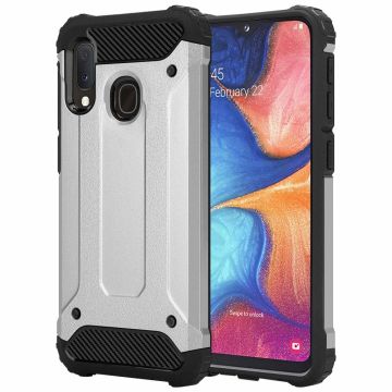 Ntech Armor Hoesje - Samsung Galaxy A20e - Zilver