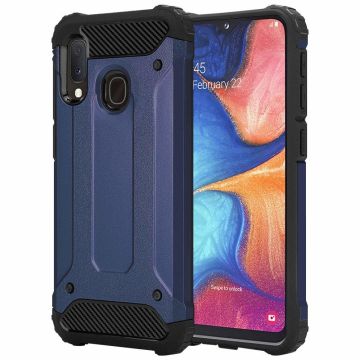 Ntech Armor Hoesje - Samsung Galaxy A20e - Blauw