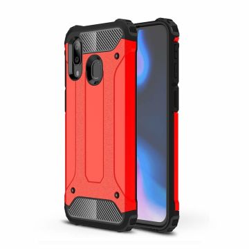 Ntech Armor Hoesje - Samsung Galaxy A40 - Rood