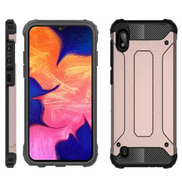 Ntech Samsung Galaxy A10 Armor hoesje - Rose Goud