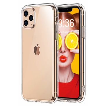Ntech hoesje Geschikt voor iPhone 11 Pro TPU Back Cover - Transparant