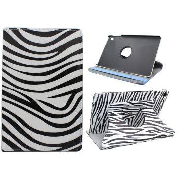 Ntech Samsung Galaxy Tab A 10.1 (2019) 360° Draaibare Hoes - Zebra