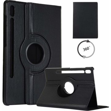 Samsung Galaxy Tab S6 360° Draaibare Hoes - Zwart Ntech