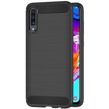 Samsung Galaxy A70/A70s Hoesje Brushed TPU - Matt Zwart