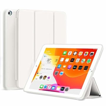 Hoes geschikt voor Apple iPad (2019 / 2020) 10.2 Smart Hoes Hard Case - Wit
