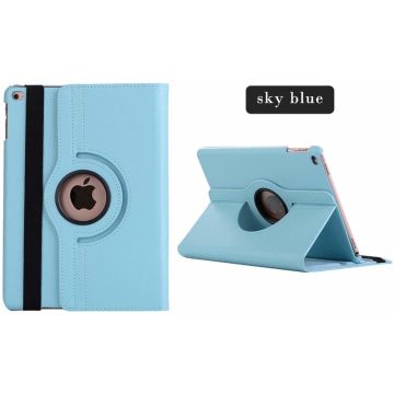 Hoes geschikt voor Apple iPad 2019 /2020 /2021 (10.2 inch) Draaibare Hoes met stylus pen - Turquoise