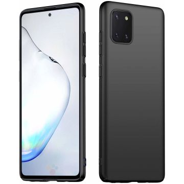 Samsung Galaxy Note 10 Lite TPU hoesje Back Cover - Zwart