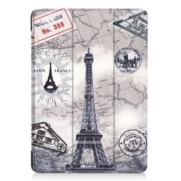 Hoes geschikt voor Apple iPad 10.2 inch 2019 / 2020 hoes Smart Tri-Fold Hoesje - Eiffeltoren Print