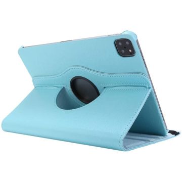 Hoes geschikt voor Apple iPad Pro 11 inch (2020) - 360° draaibaar Hoes - Baby Blauw
