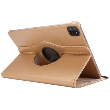 Hoes geschikt voor Apple iPad Pro 11 inch (2020) - 360° draaibaar Hoes - Goud
