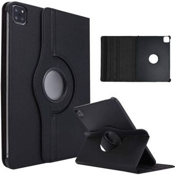 Hoes geschikt voor Apple iPad Pro 11 inch (2020) - 360° draaibaar Hoes - Zwart
