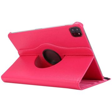 Hoes geschikt voor Apple iPad Pro 11 inch (2020) - 360° draaibaar Hoes - Hot Pink