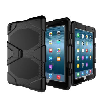 Hoes geschikt voor Apple iPad Pro 10.5 Hoesje - Heavy Duty Case - Zwart