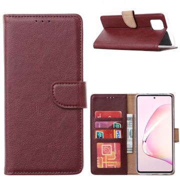 Samsung Galaxy A41 Portemonnee Hoesje - Bordeaux