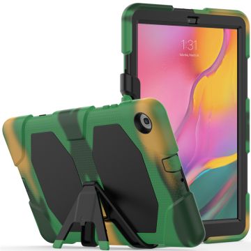 Ntech Samsung Galaxy Tab A 10.1 (2019) T510 Extreme Armor Case - Camouflage Groen