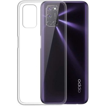 Oppo A52 Backcover hoesje Transparent Silicone Soft TPU case