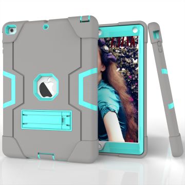 Apple iPad 10.2 inch 2019 / 2020 hoes Kickstand Armor hoes - Grijs Mint