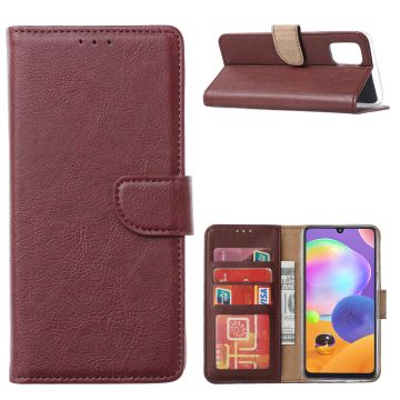 Samsung Galaxy A21S Hoesje / wallet case Bordeaux