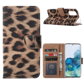 Samsung Galaxy S20 Luipaard hoesje / book case