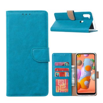 Ntech Samsung Galaxy A31 Book Case - Turquoise
