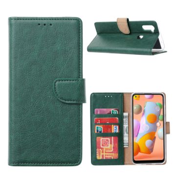 Ntech Samsung Galaxy A31 Book Case - Groen