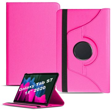 Samsung Galaxy Tab S7 2020 (SM-T870 T875) 360° Draaibare Hoes Pink