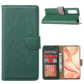Oppo Reno 4 Lite / A73 / F17 Pro Hoesje met Pasjeshouder booktype case / wallet cover Groen
