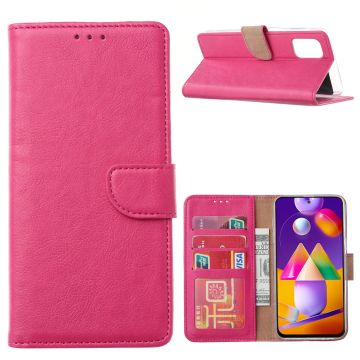 Samsung Galaxy A42 5G hoesje bookcase Pink - Galaxy A42 wallet case portemonnee hoes cover