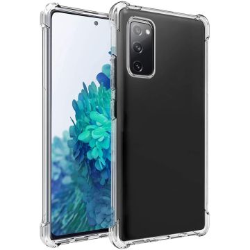 Samsung Galaxy S20 FE hoesje siliconen shock proof case - S20 FE transparant TPU hoesje