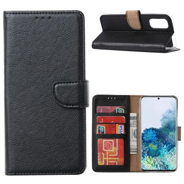Samsung S20 FE 2022 Hoesje - Samsung Galaxy S20 FE 2022 Bookcase / Wallet case - Zwart