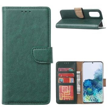 Samsung S20 FE 2022 Hoesje - Samsung Galaxy S20 FE 2022 Bookcase / Wallet case - Groen