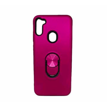 Hoesje Geschikt Voor Samsung Galaxy A11 hoesje Shockproof Armor case - back cover – TPU – Roze