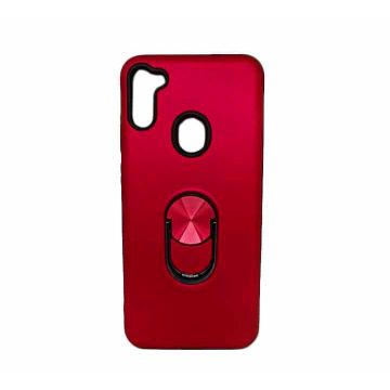 Hoesje Geschikt Voor Samsung Galaxy A11 hoesje Shockproof Armor case - back cover – TPU – Rood