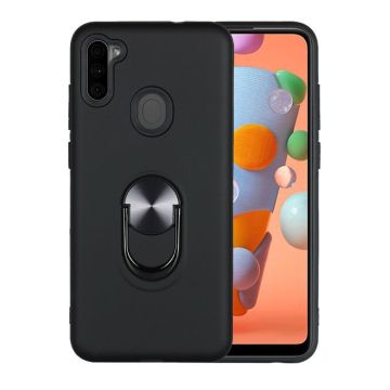 Hoesje Geschikt Voor Samsung Galaxy A11 hoesje Shockproof Armor case - back cover – TPU – Zwart