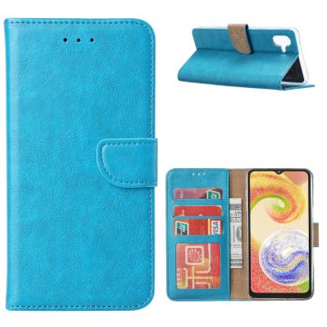 Samsung Galaxy A04 Hoesje met Pasjeshouder – Bookcase – Bruin
