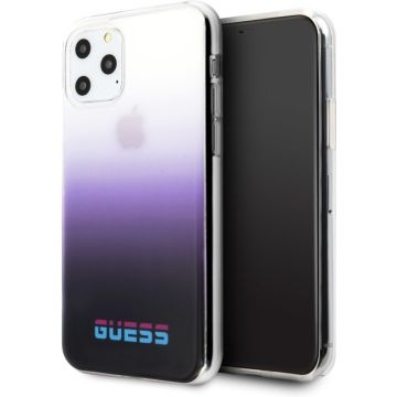 Apple iPhone 11 Pro Max Paars Guess Backcover hoesje Gradient - California - GUHCN65DGCPI