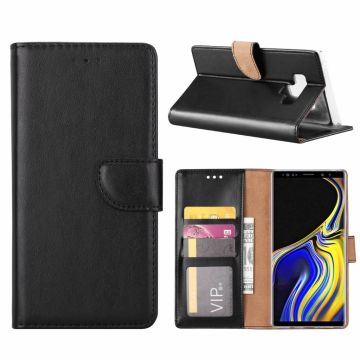 Samsung Galaxy Note 9 Portmeonnee Hoesje / Book Style Case Zwart
