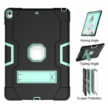Hoes geschikt voor Apple iPad Air 10.5 (2019) Built in Kickstand Armor hoes - Mint Groen