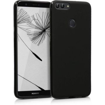 Huawei P Smart zwart colour tpu silicone hoesje