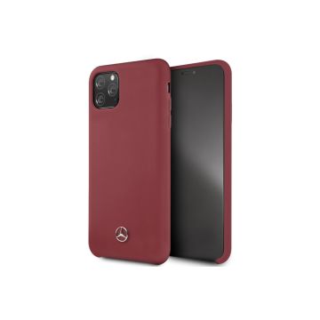 Apple iPhone 11 Pro Max Rood Mercedes-Benz Backcover hoesje Liquid - Microfiber - MEHCN65SILRE