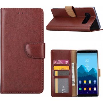 Samsung Galaxy Note 8 Portemonnee hoesje / book case Bruin