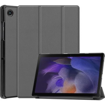 Hoes geschikt voor Samsung Galaxy Tab A8 – Samsung tab A8 (2021 / 2022) Trifold tablet hoes - Grijs