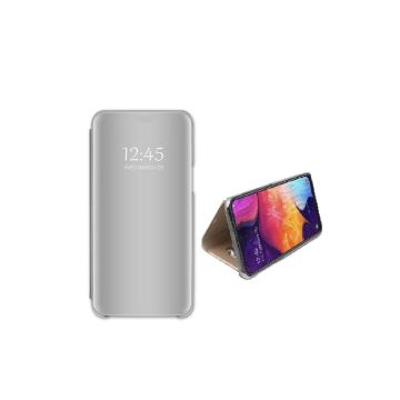 Ntech New Style LED Flip Cover Hoesje voor Samsung Galaxy A70/A70s - Zilver