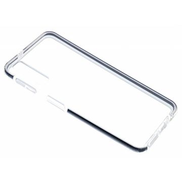 Ntech Huawei P30 Zwart & Transparant Anti Shock Back hoesje - Zwart