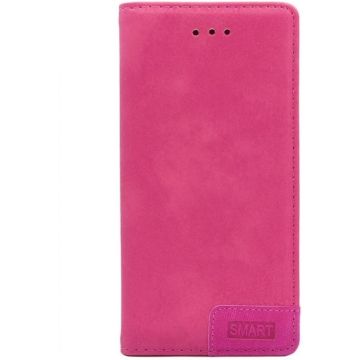 Smart Luxe Roze TPU / PU Leder Flip Cover met Magneetsluiting voor Samsung Galaxy S10+