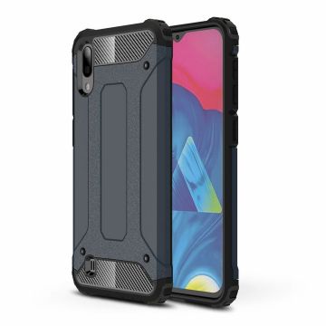 Ntech Samsung Galaxy M10 Hybrid Armor Hoesje - Blauw