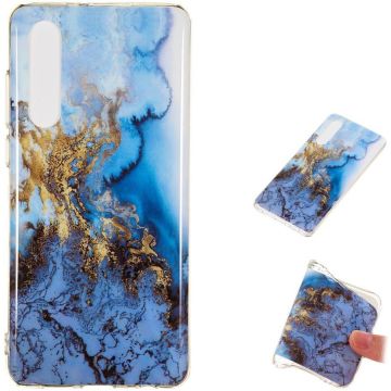 Ntech Samsung Galaxy A50 Art Marmor Design Back Cover Hoesje - Multi kleur