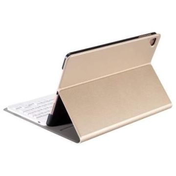 Goud Magnetically Detachable / Wireless Bluetooth Keyboard hoesje met toetsenbord voor Apple iPad (2018) / Air 1 / 2 / iPad Pro 9.7 inch / iPad 2017
