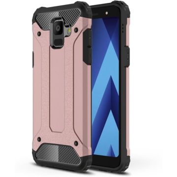 Armor Hybrid Hoesje Samsung Galaxy A6 (2018) - Rose Gold